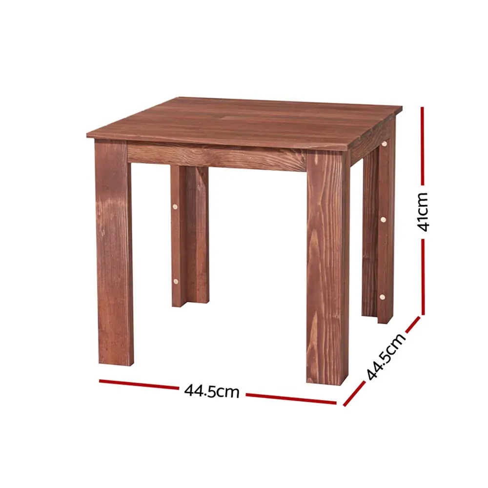 Coffee Side Table Wooden Desk Outdoor Furniture Camping Garden Brown Price
