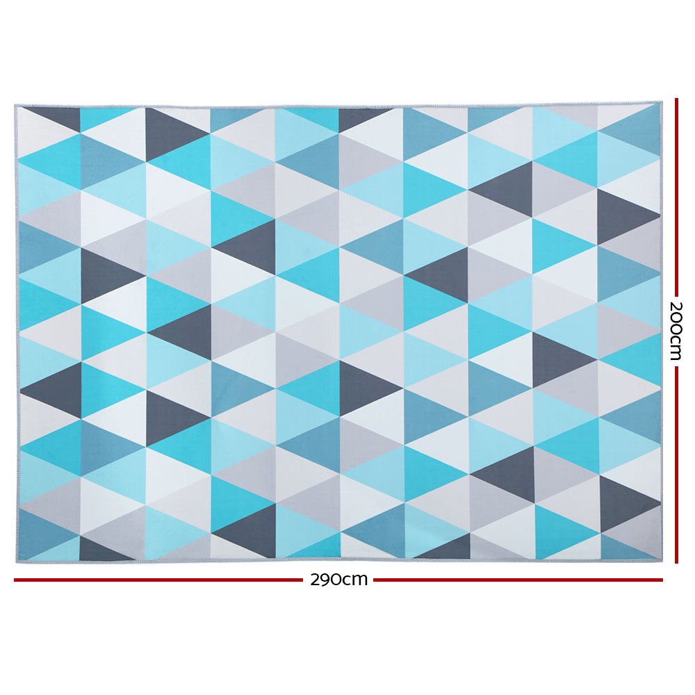 Floor Rug 200x290 Mat Carpet Short Pile Tria Price