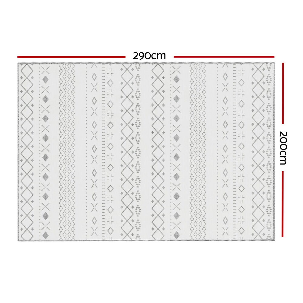 Floor Rugs 200x290cm Washable Area Mat Large Carpet Soft Short Pile Una Price