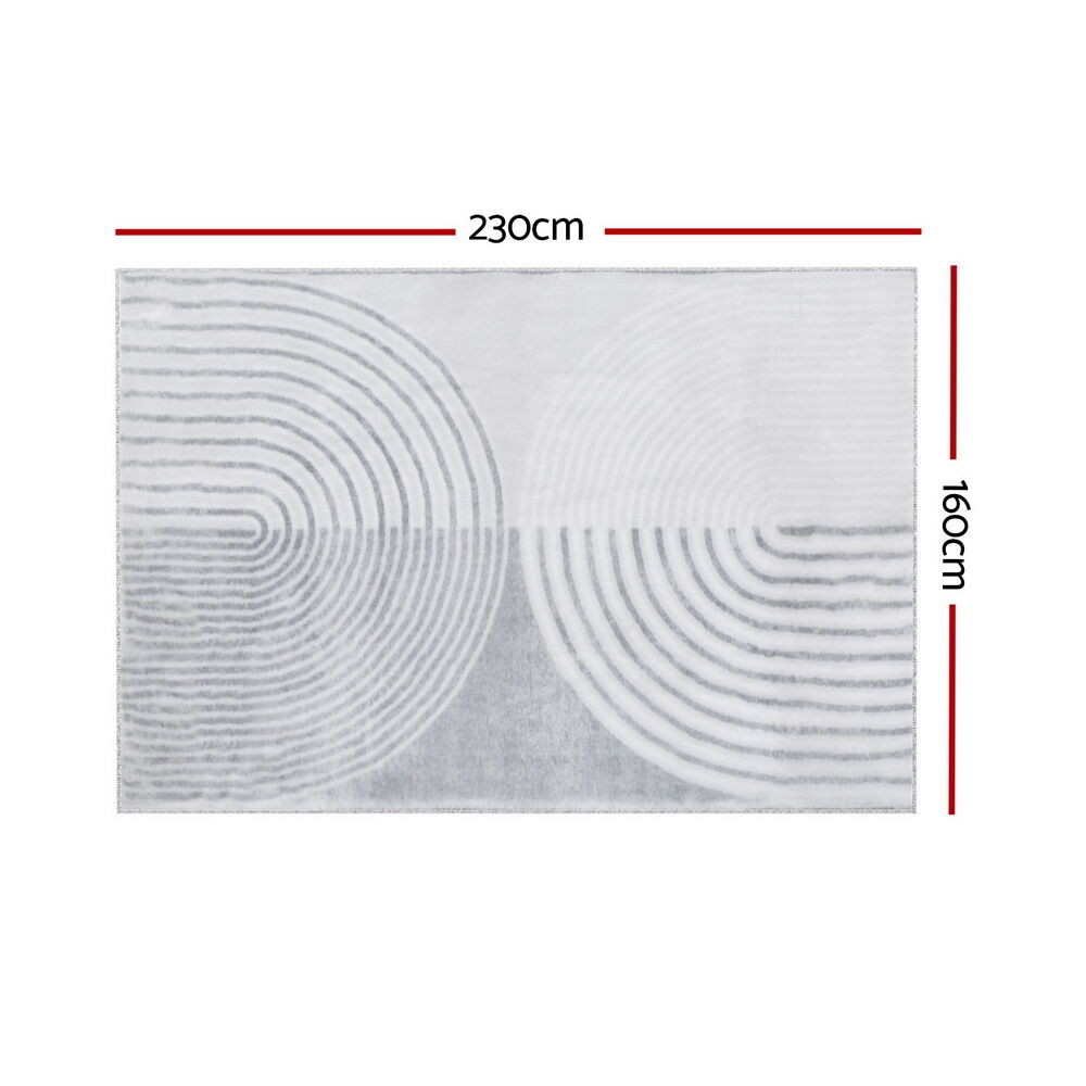 Floor Rugs 160x230cm Washable Area Mat Large Carpet Faux Rabbit Fur Cyril Price