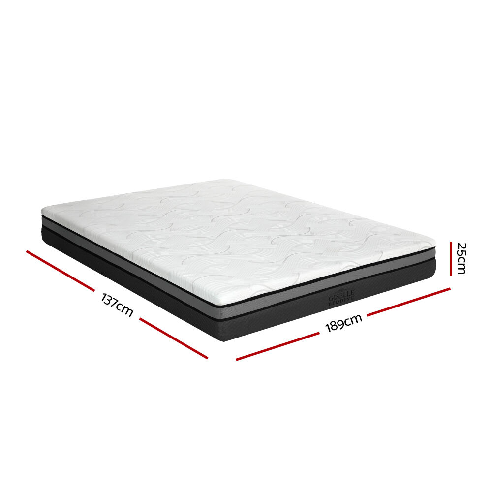 Bedding Memory Foam Mattress Bed Cool Gel Non Spring 25cm Double Price