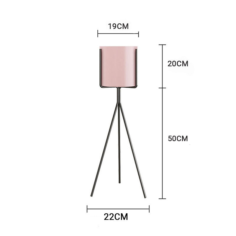 4x 70cm tripod flower pot plant stand with pink flowerpot holder rack indoor display Price