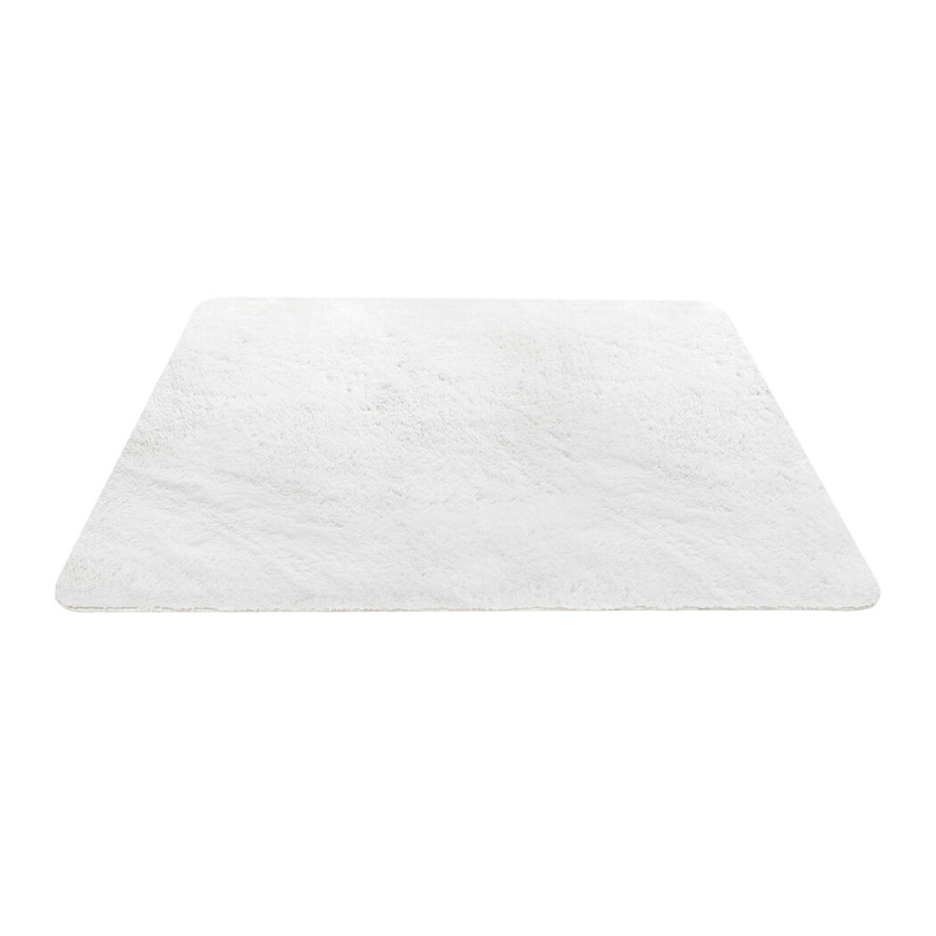 Floor Rugs Area Rug Fluffy Faux 160X230CM White Price
