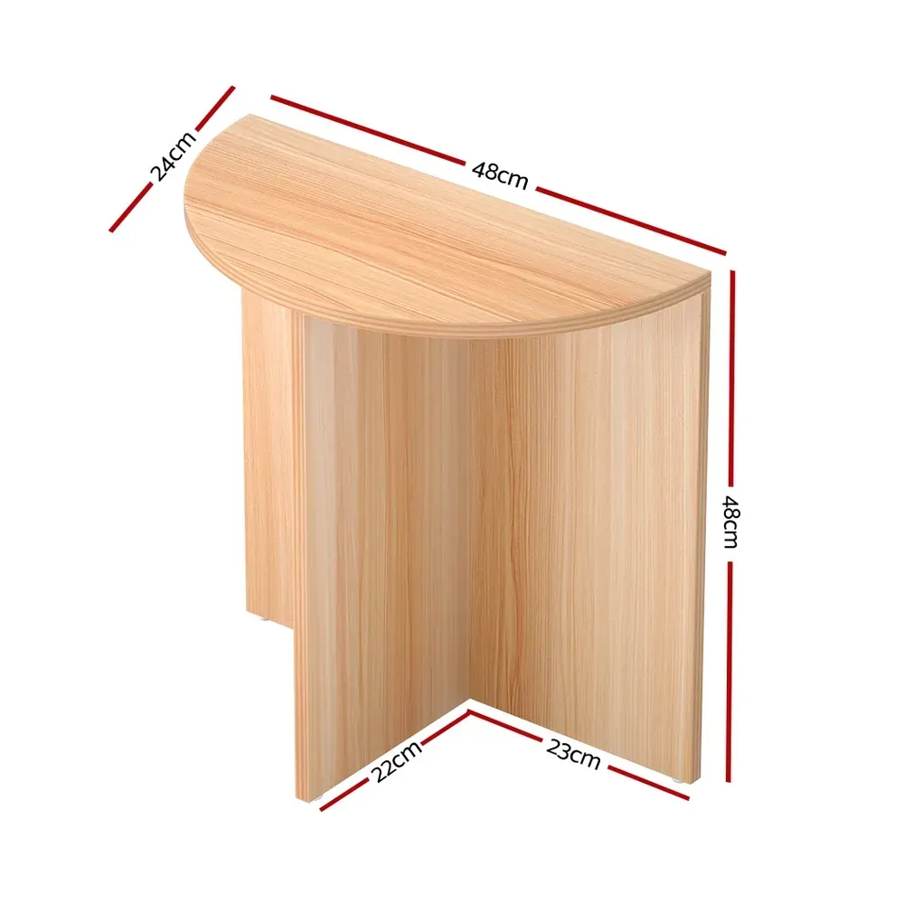 Coffee Table Semi-circle 48CM Pine Elva Price
