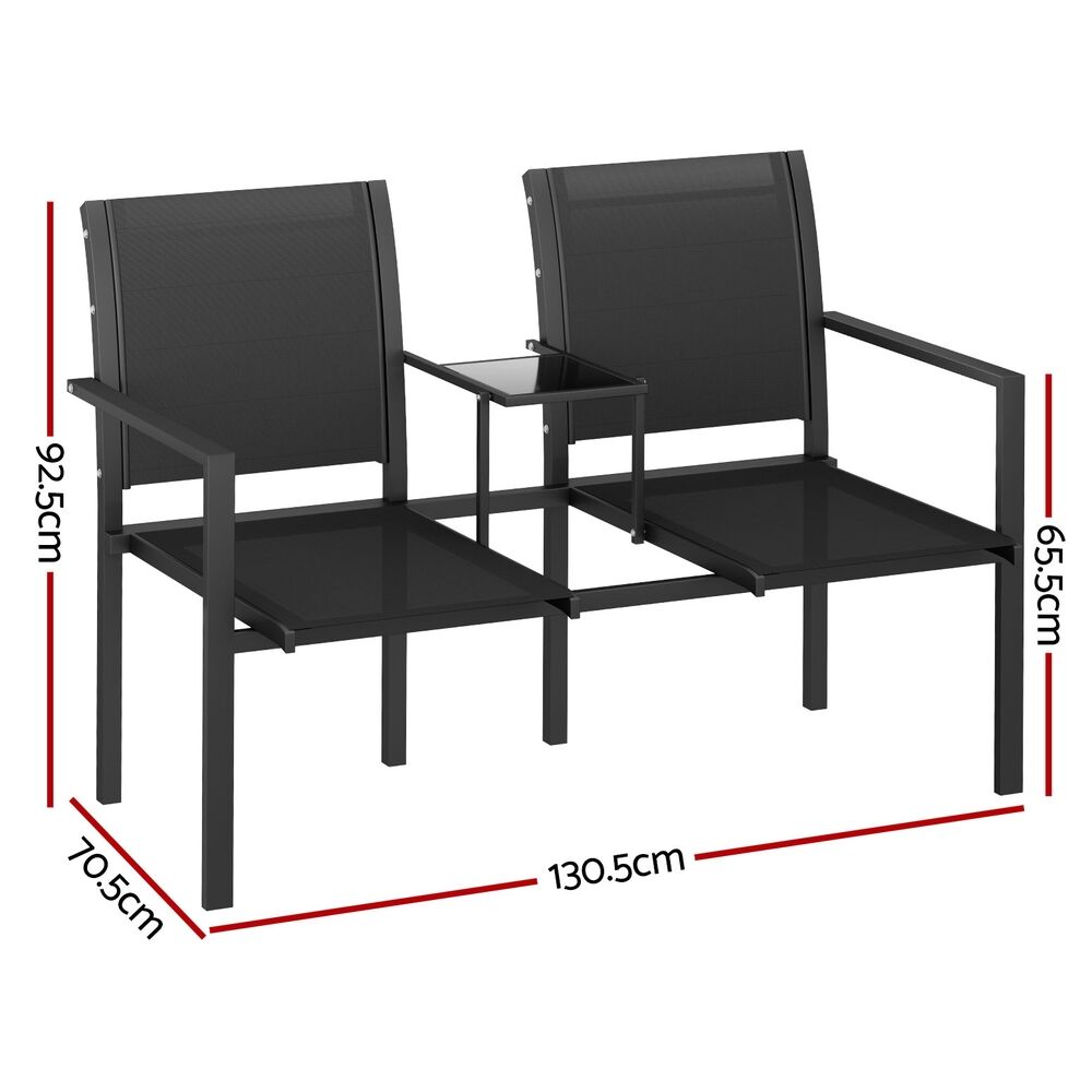 Outdoor Garden Bench Seat Chair Table Loveseat Patio Furniture Park Price