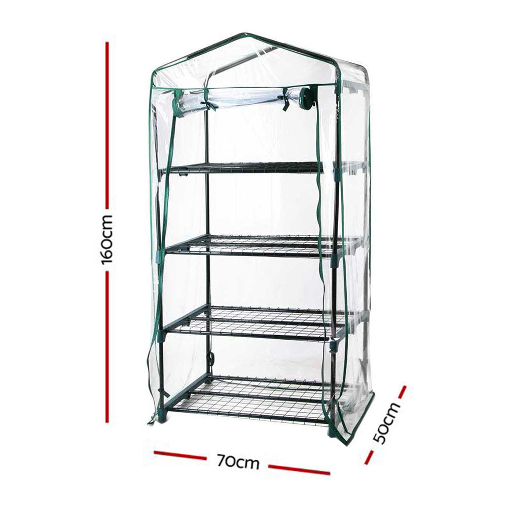 Greenhouse 4 Tiers Mini Green House Garden Bed Planter Box 1.6x0.7x0.5M Price