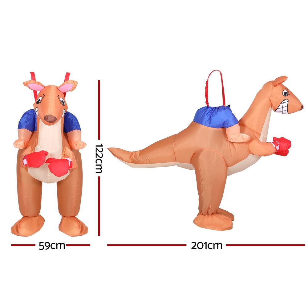 Inflatable Kangaroo Costume Adult Suit Blow Up Party Fancy Dress Halloween Cosplay Price