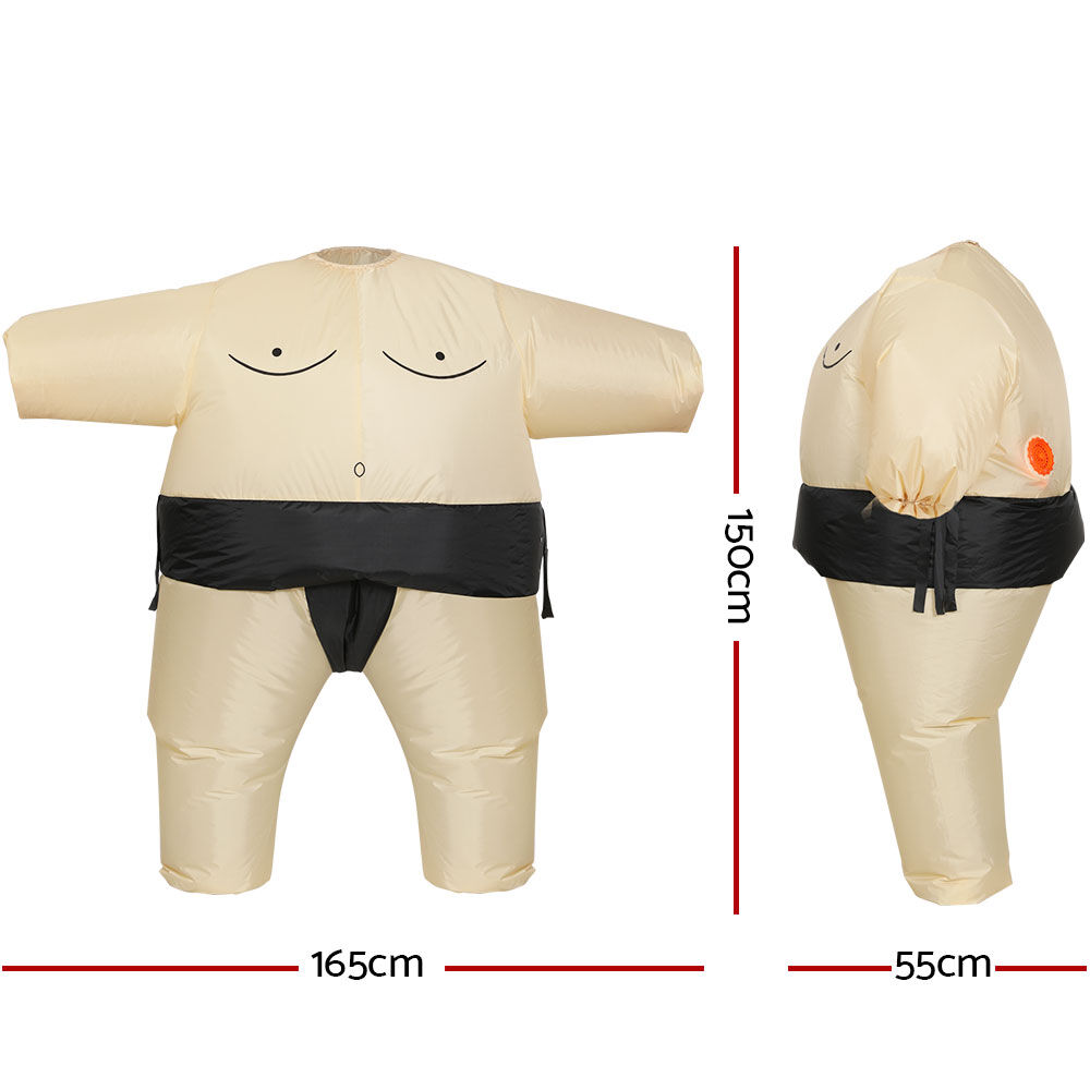Inflatable Sumo Costume Adult Suit Blow Up Party Fancy Dress Halloween Cosplay Price