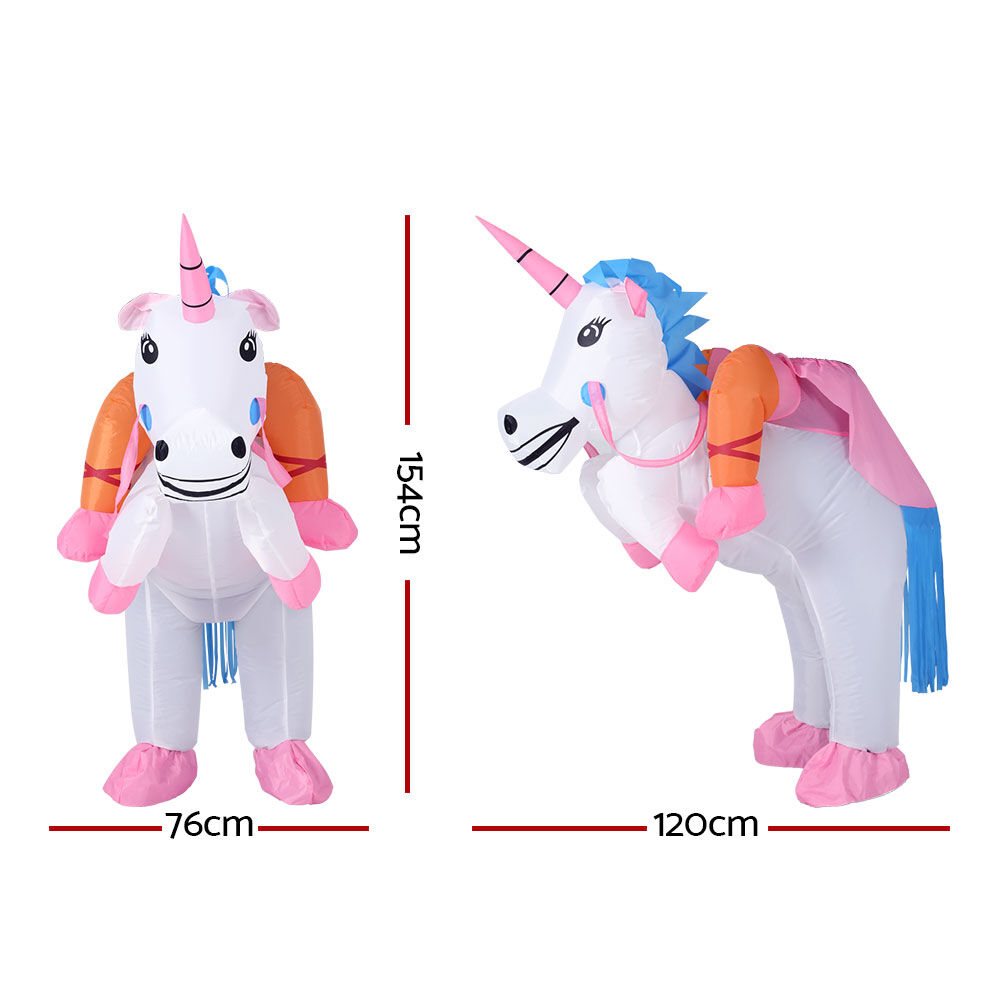 Inflatable Unicorn Costume Adult Suit Blow Up Party Fancy Dress Halloween Cosplay Price