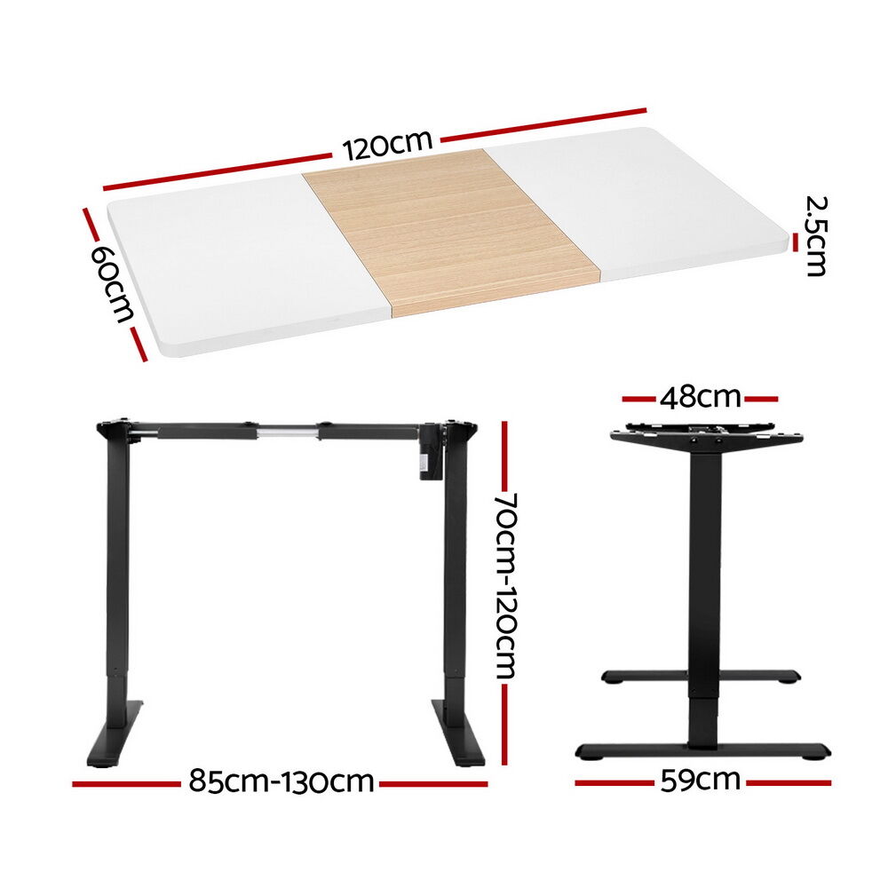 Artiss Motorised Standing Desk Sit Stand Desks 120CM Price