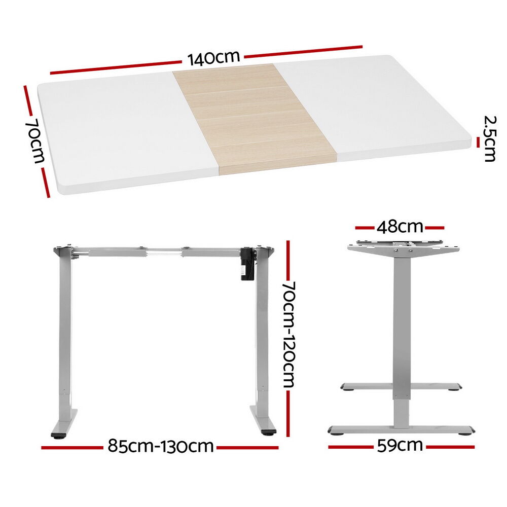 Artiss Standing Desk Electric Sit Stand Desks 140CM Price