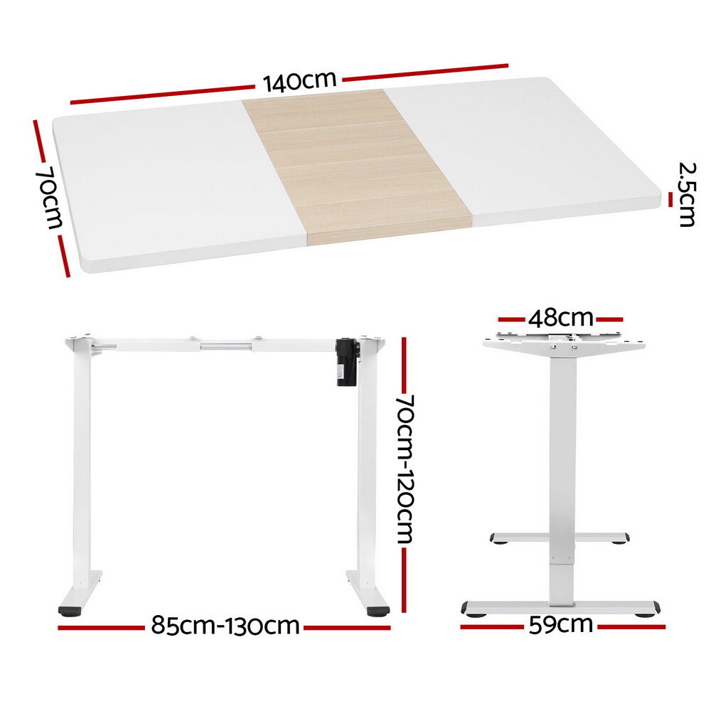Artiss Electric Standing Desk Sit Stand Desks 140CM Price