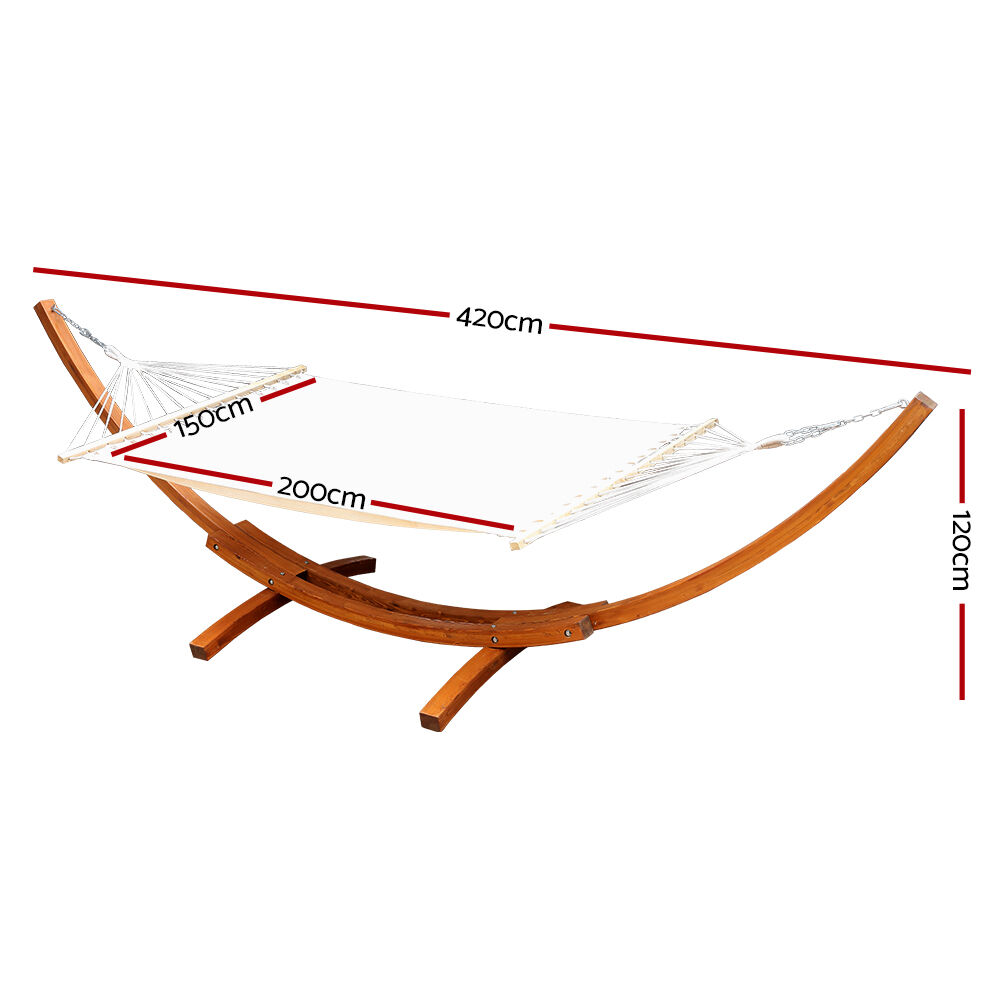 Hammock Bed Outdoor Camping Garden Timber Hammock with Stand Price