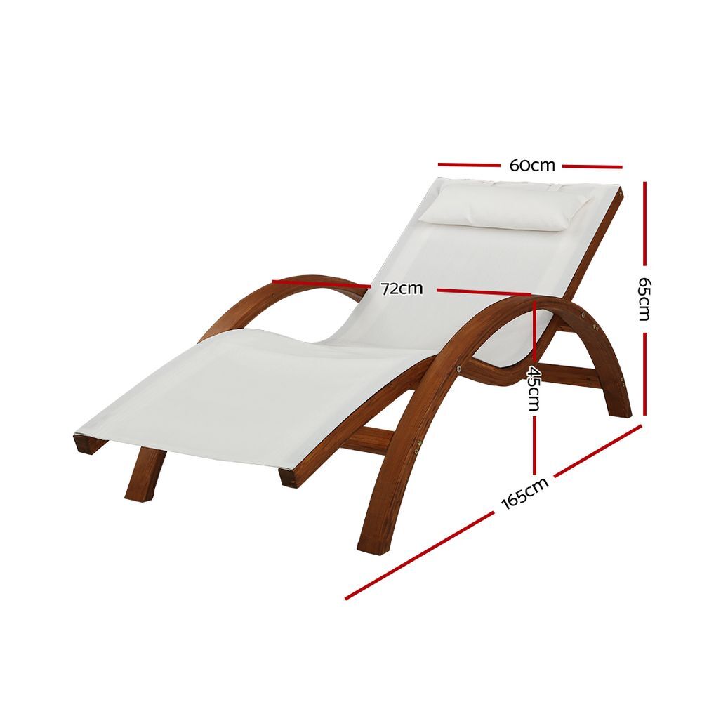 Sun Lounge Outdoor Furniture Timber Armchair Wooden Stand Price