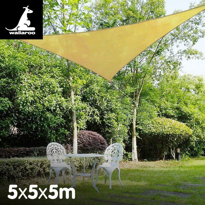 Wallaroo Triangle Shade Sail - Sand Price