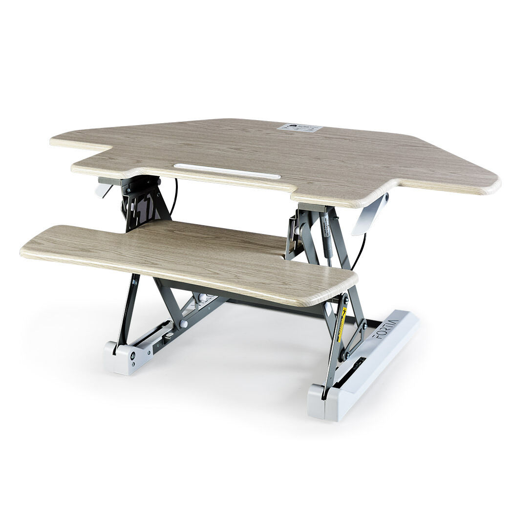 FORTIA Desk Riser Monitor Standing Stand For Corner Desk Adjustable Price