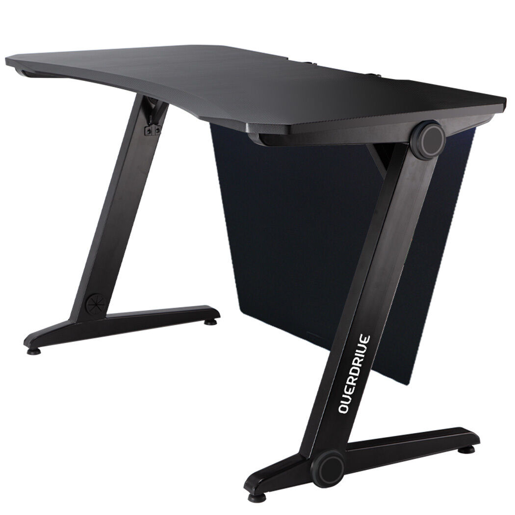OVERDRIVE Gaming Desk 120cm PC Table Setup Computer Carbon Fiber Style Black Price