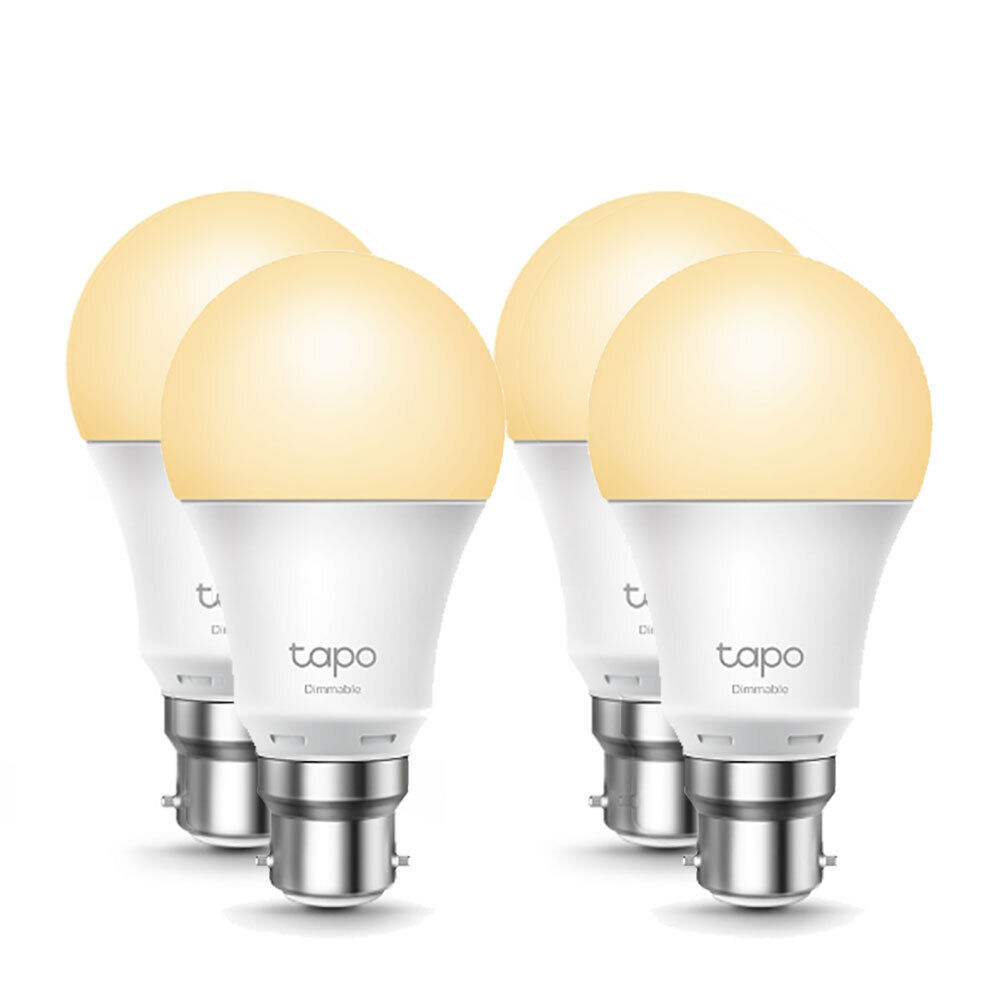 TP-Link Tapo Dimmable Smart Light Bulb L510B Bayonet Fitting Dimmable, No Hub Required, Voice Control, Schedule & Timer 2700K 8.7W 2.4 GHz 802.11b/g/n Price