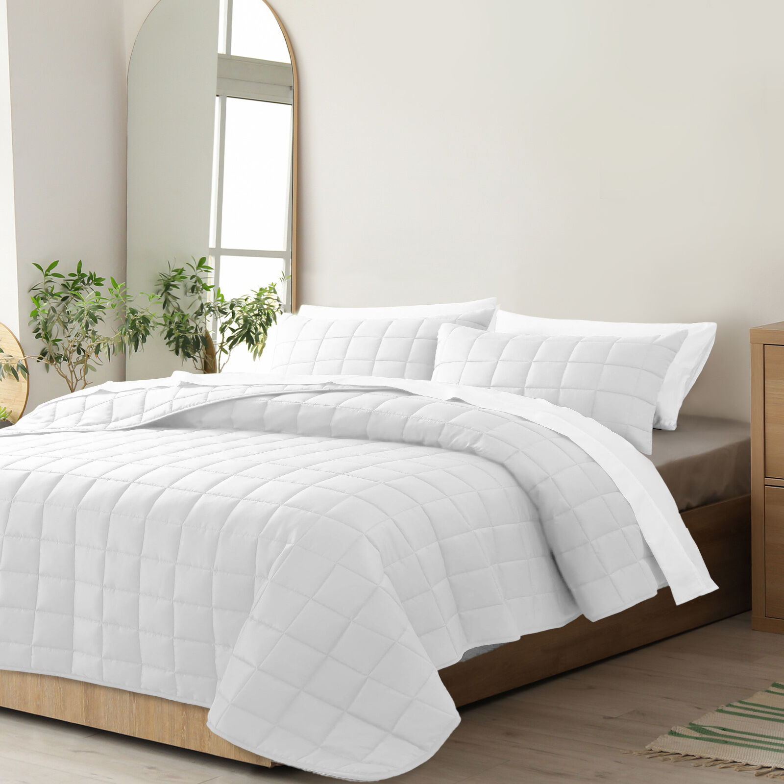 Coverlet Set Bedspread Soft Touch Easy Care Breathable 3 Piece Set Price