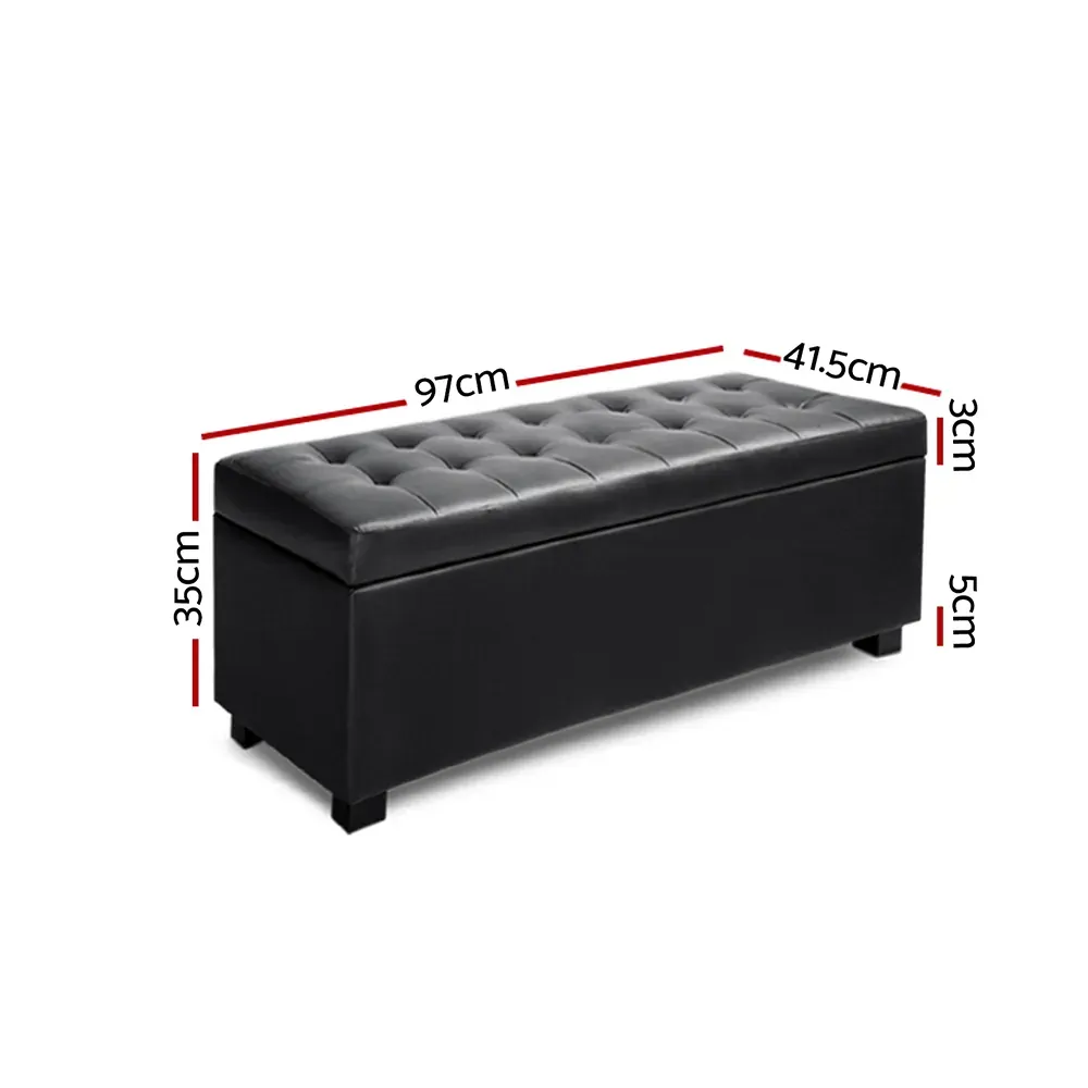PU Leather Storage Ottoman Price