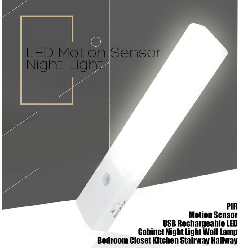 EL608 Rechargeable Infrared Motion Sensor Wall LED Night Light Torch Price