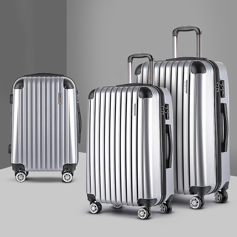 3pc Luggage Sets Trolley Travel Suitcases TSA Hard Case Price