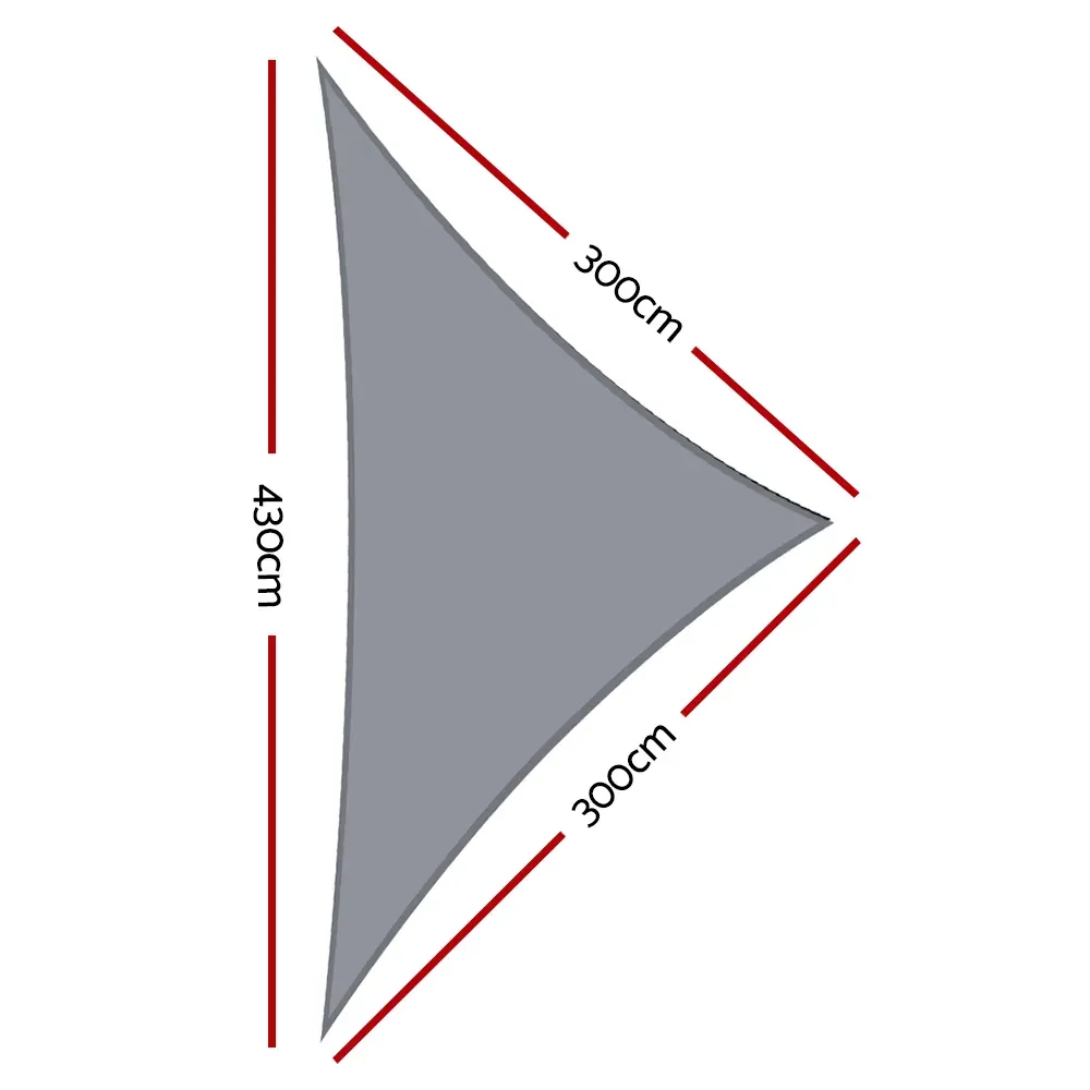 Sun Shade Sail Cloth Shadecloth Right Rectangle Canopy 280gsm Price