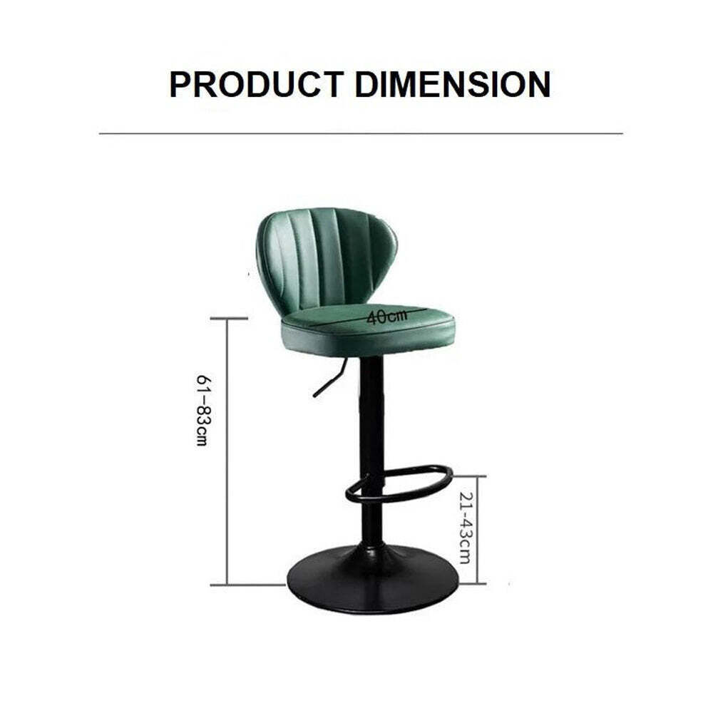 Bar Stools Kitchen Bar Stool Leather Barstools Swivel Gas Lift Counter Chairs x2 BS8405 Price