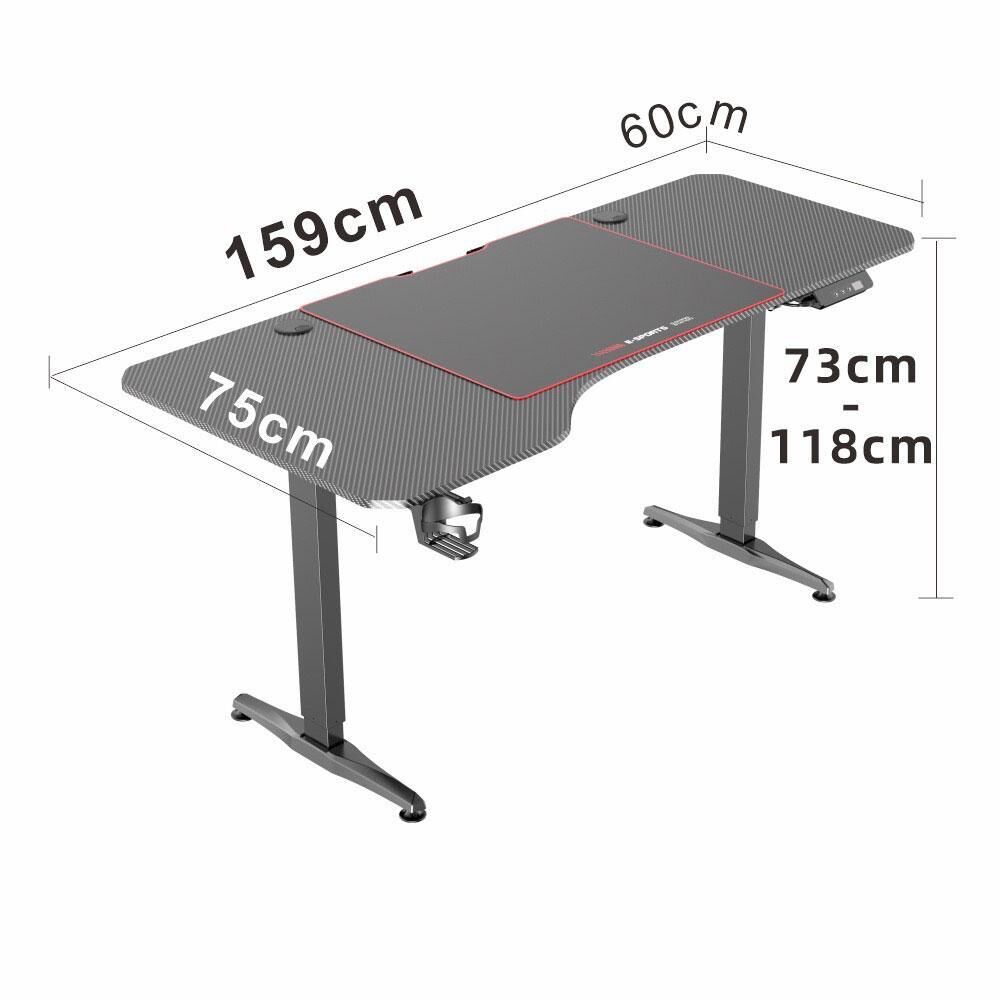 Gaming Standing Desk Home Office Lift Electric Height Adjustable Sit To Stand Motorized Standing Desk 1160 Price
