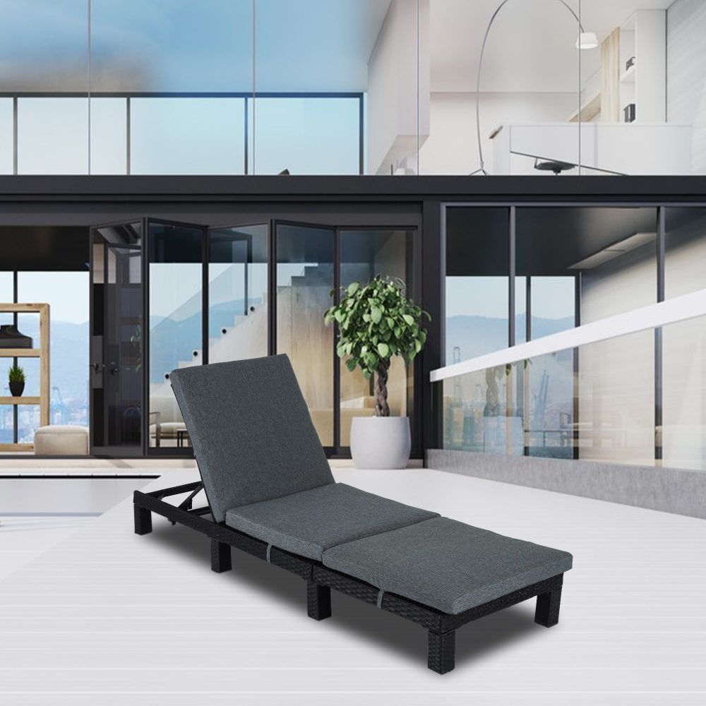 Rattan Sunbed with Adjustable Recline Price
