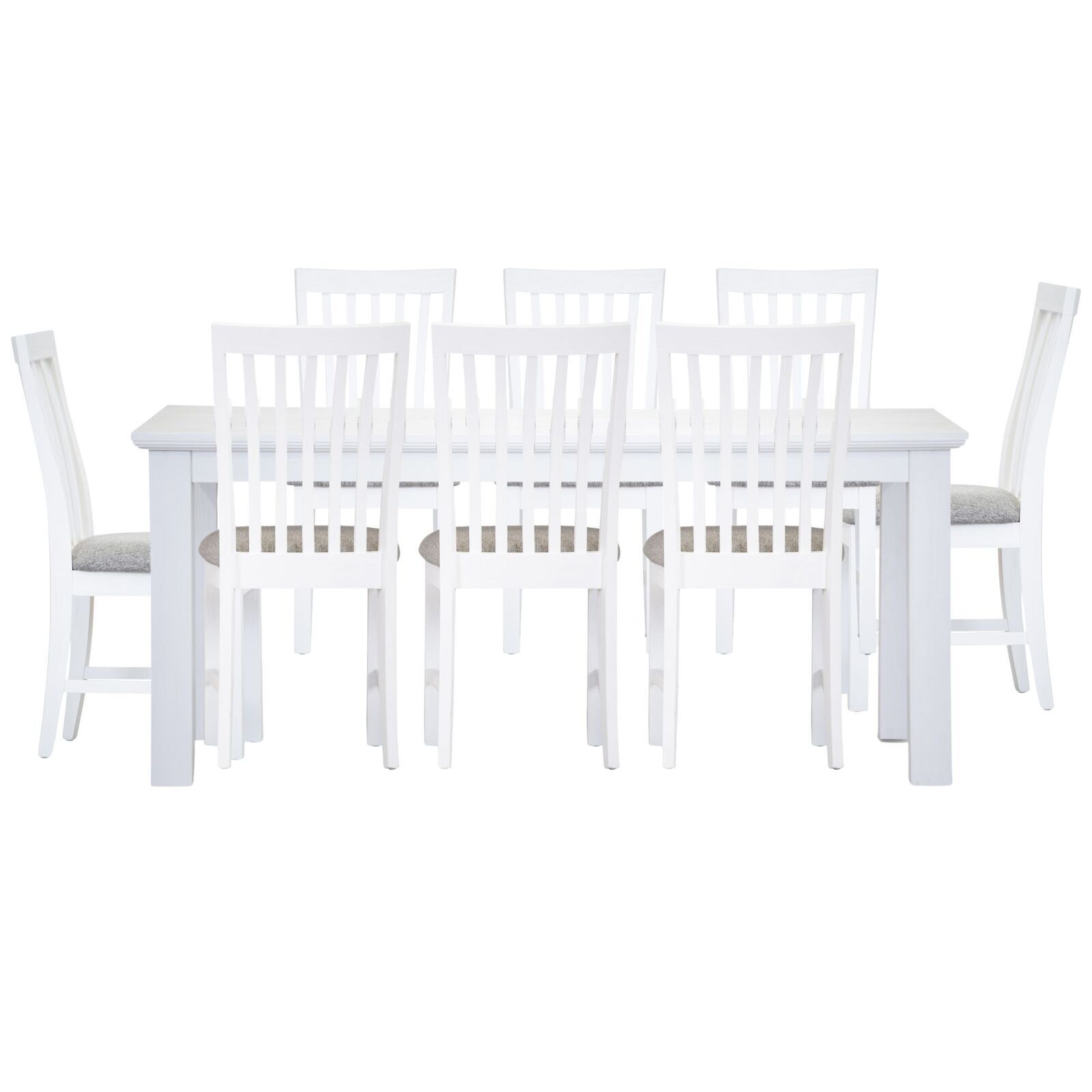Laelia Dining Table Chair Acacia Wood Coastal Furniture - White Price