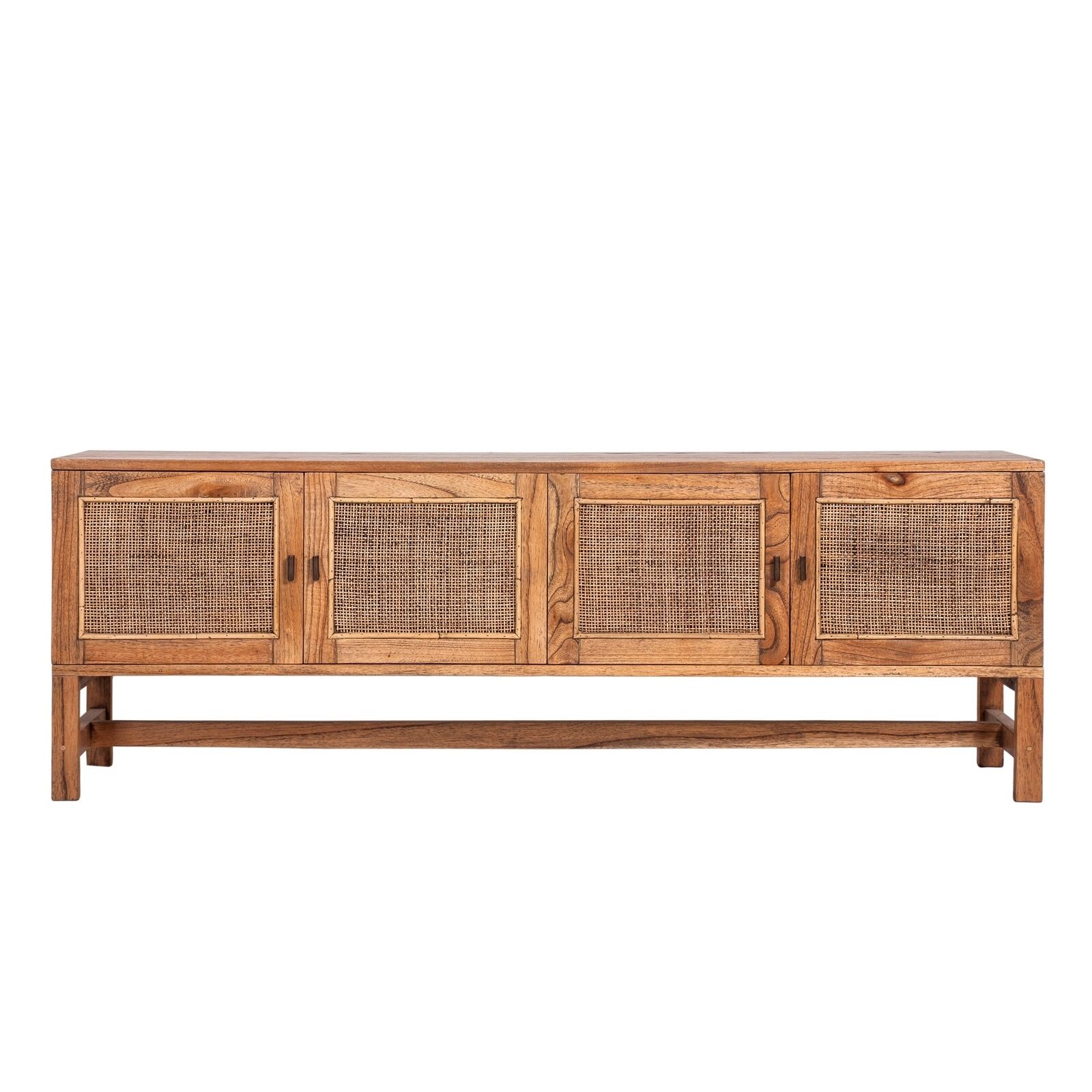 Andover ETU Entertainment TV Unit 160cm 4 Door Mindi Wood Rattan Price