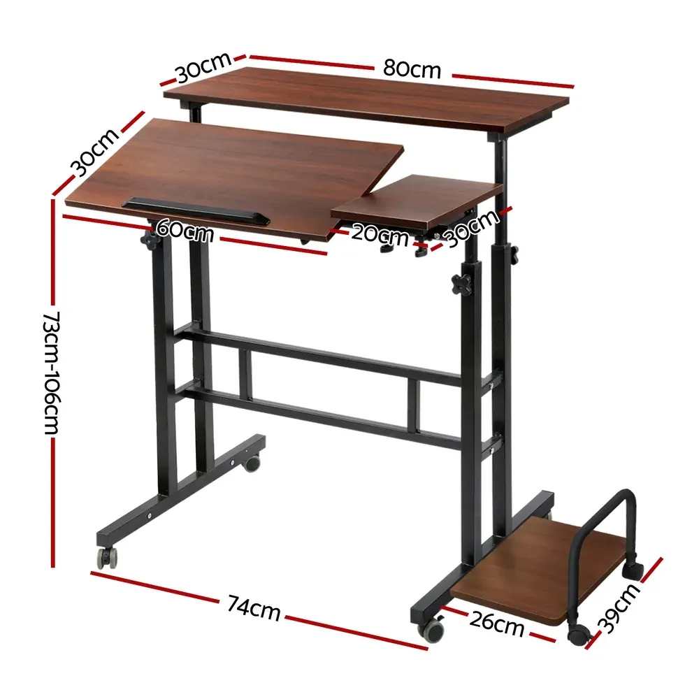 Twin Laptop Table Desk Price