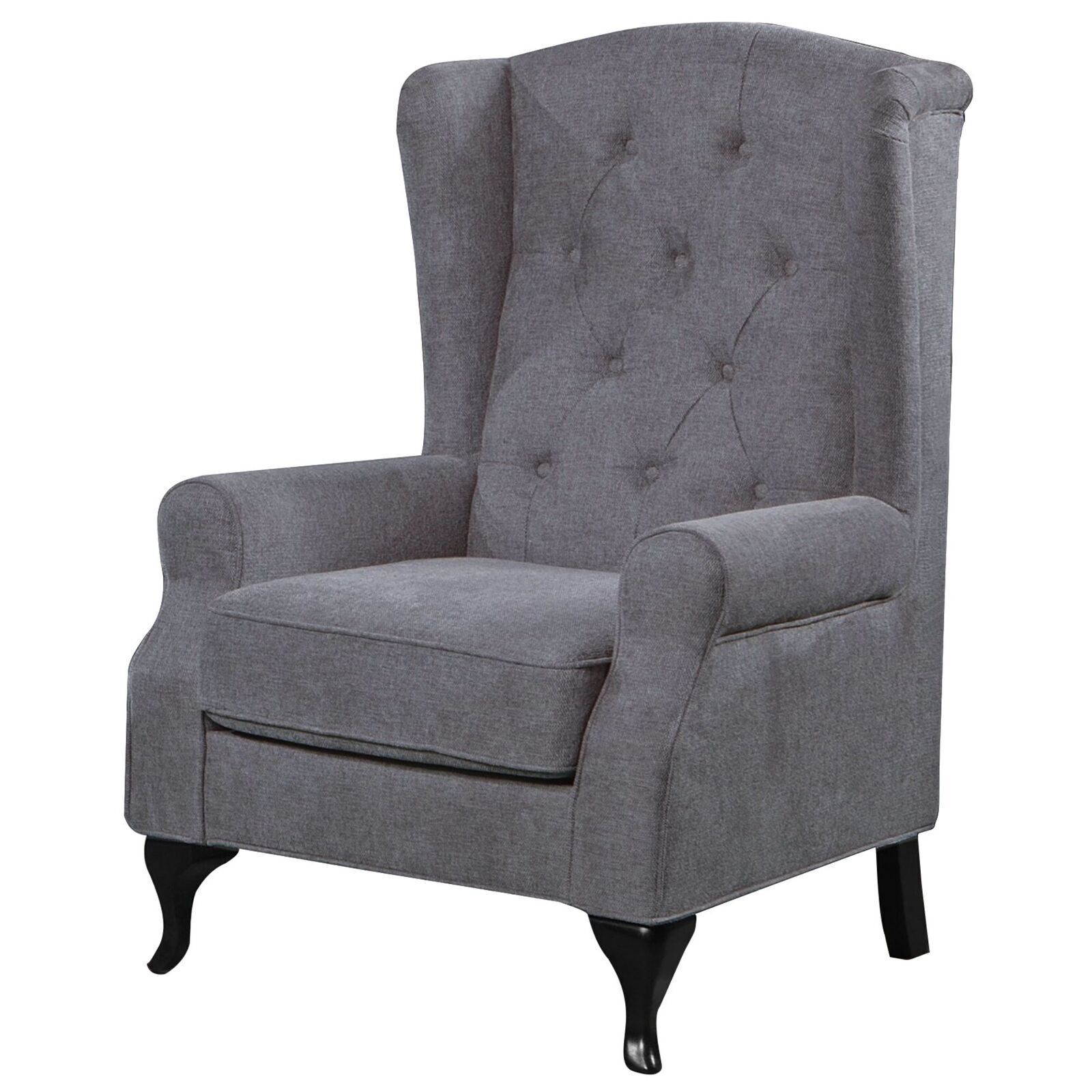 Mellowly Wing Back Chair Sofa Chesterfield Armchair Fabric Uplholstered Price