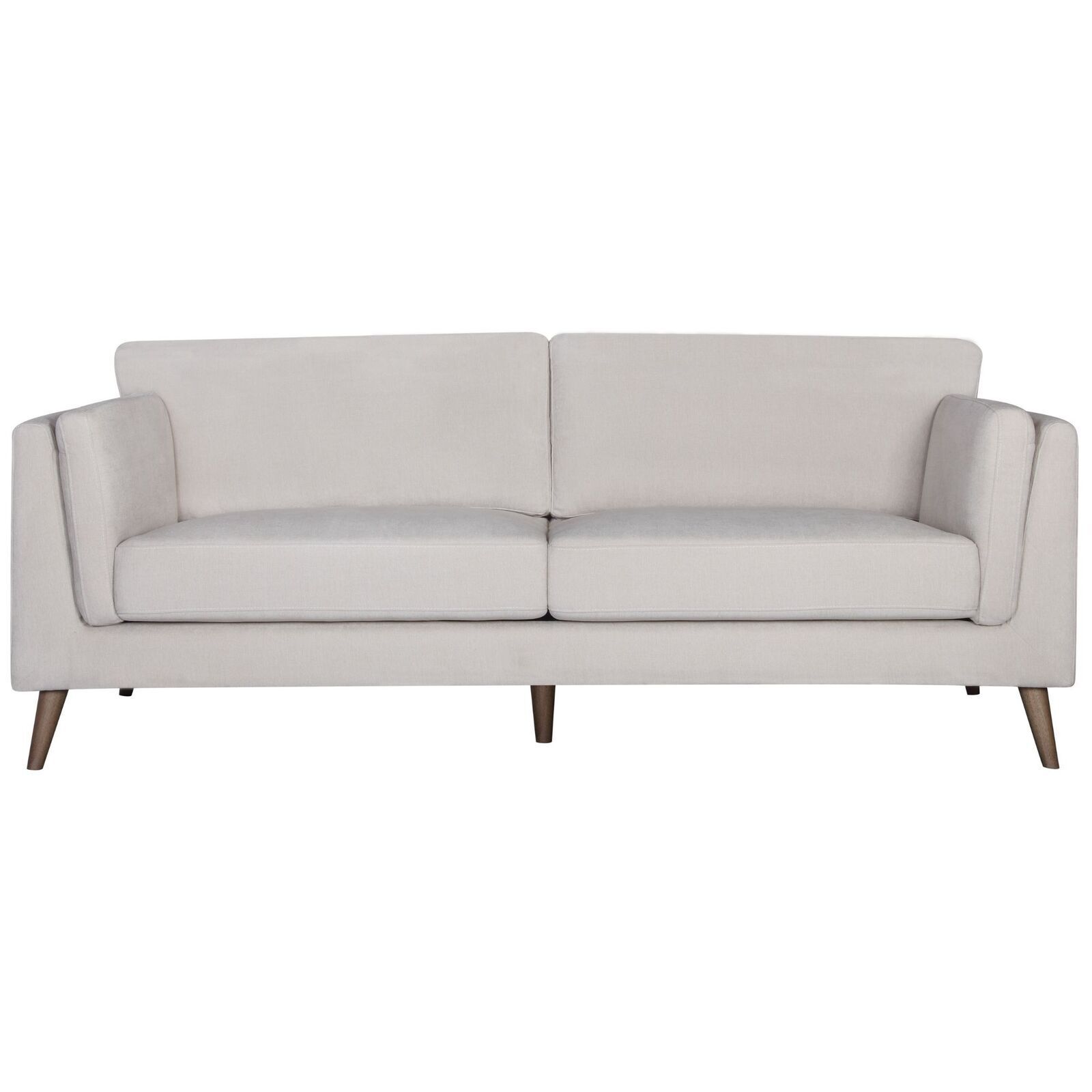 Herkimer Sofa Fabric Uplholstered Lounge Couch - Stone Price