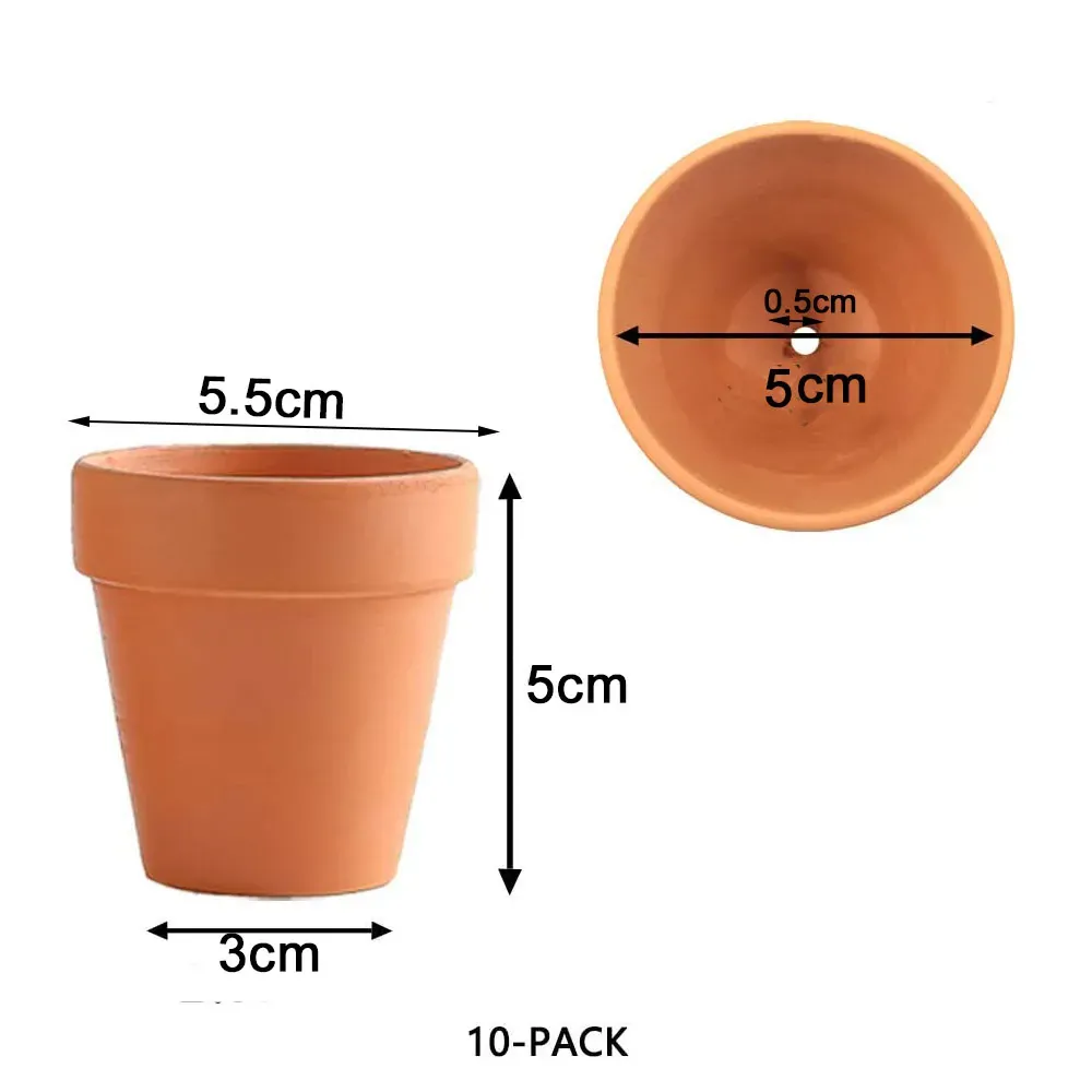 Flower Pot Pots Clay Ceramic Plant Drain Hole Succulent Cactus Nursery Planter Price