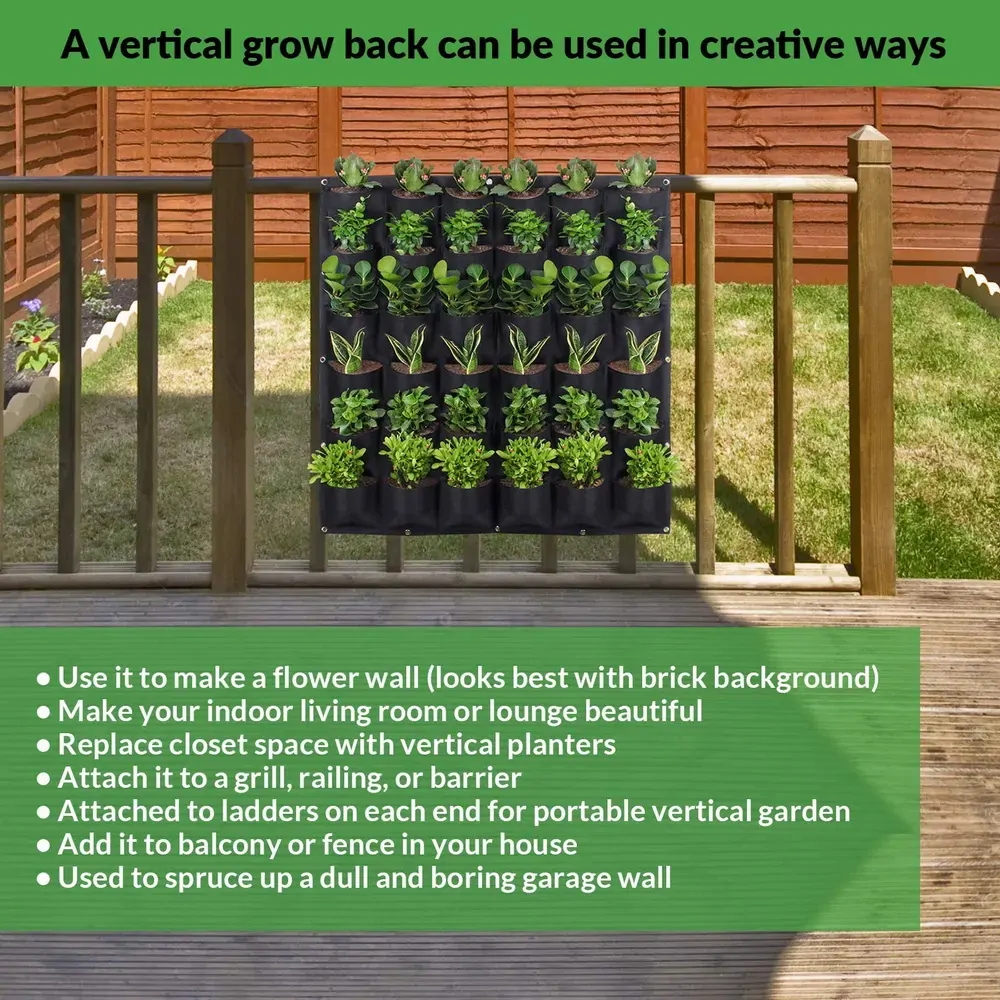 Wall Hanging Planter Planting Grow Bag Vertical Garden Vegetable Flower Price