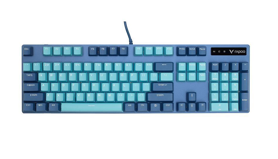 RAPOO V500 Pro Backlit Mechanical Gaming Keyboard - Spill Resistant, Metal Cover, Ideal for Entry Level Gamers Price