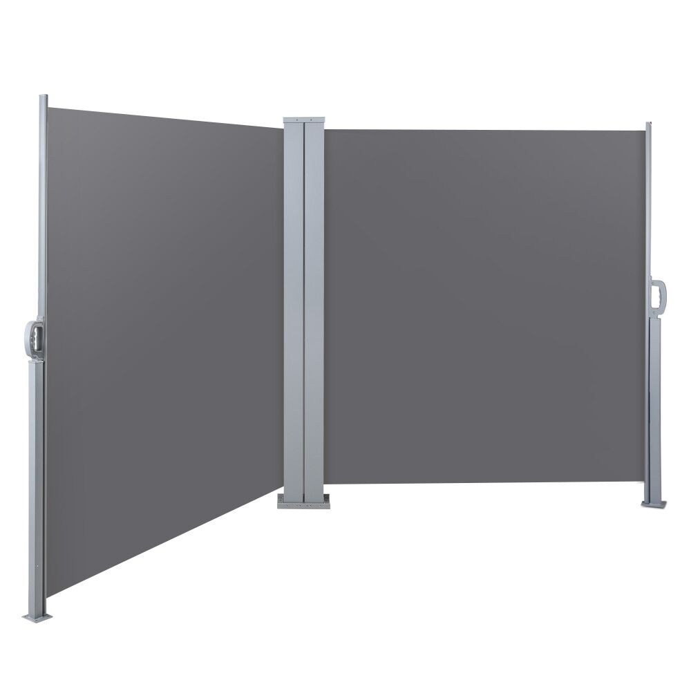 Retractable Side Awning Garden Patio Shade Screen Panel Grey Price