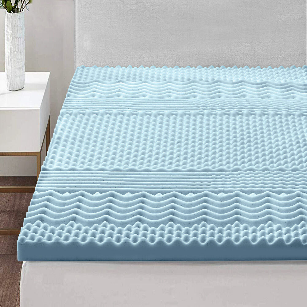 Giselle Bedding Memory Foam Mattress Topper 7-Zone 5cm Double Price