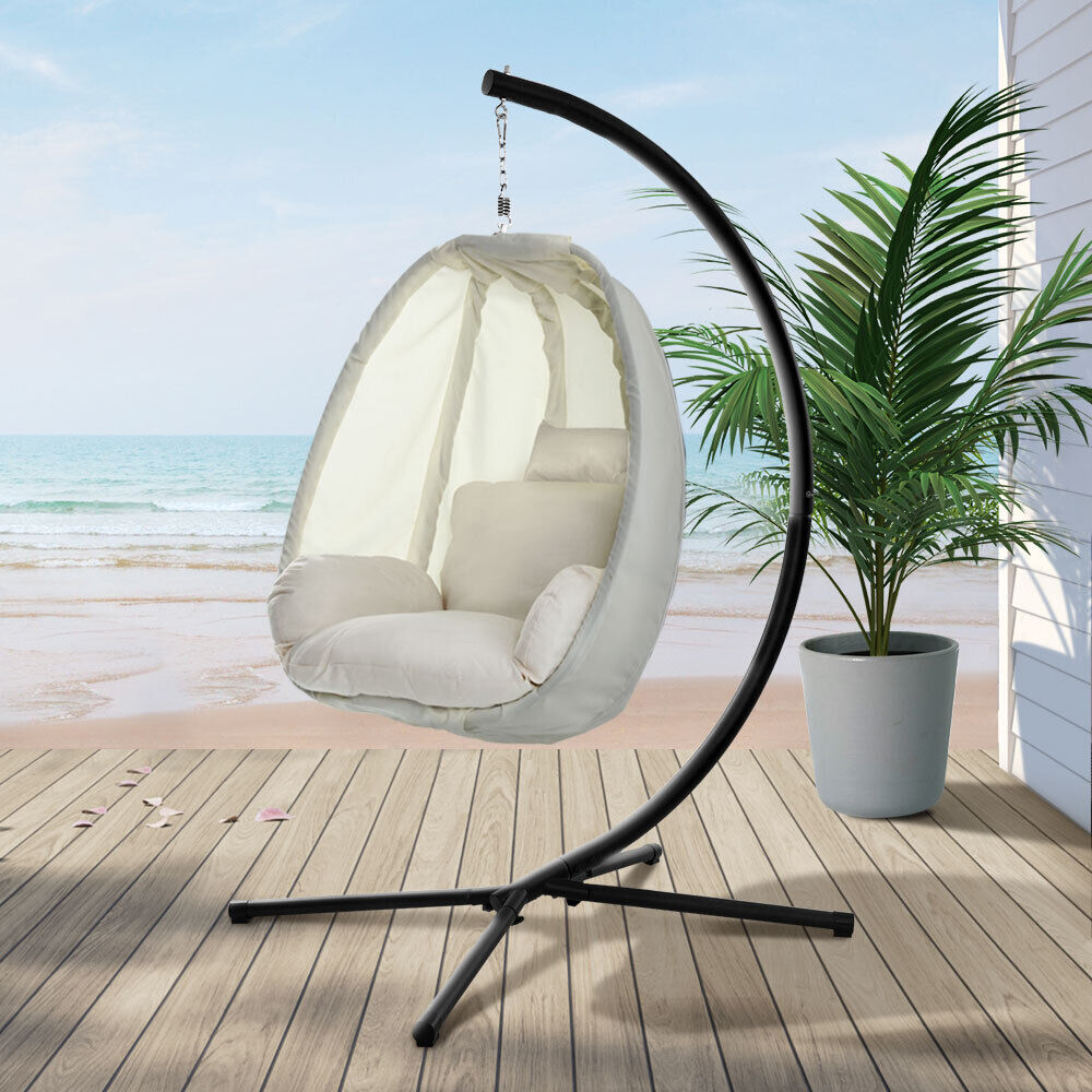 Outdoor Furniture Egg Hammock Porch Hanging Pod Swing Chair with Stand Price
