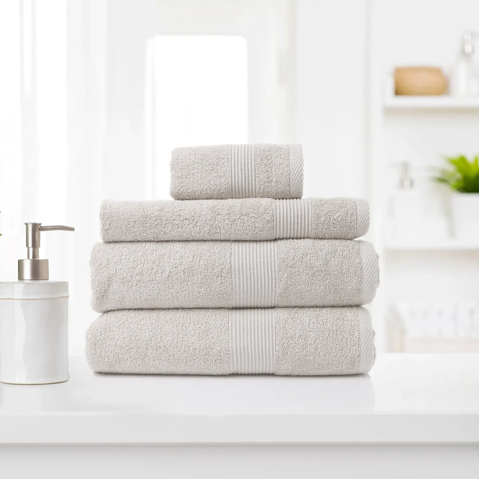 Royal Comfort Cotton Bamboo Towel Set 450GSM Luxurious Absorbent Plush Price