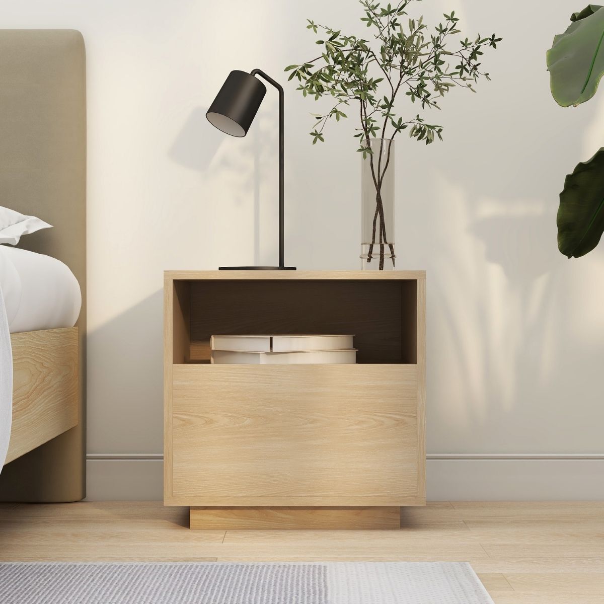Morriston Japandi Style Bedside Table Price