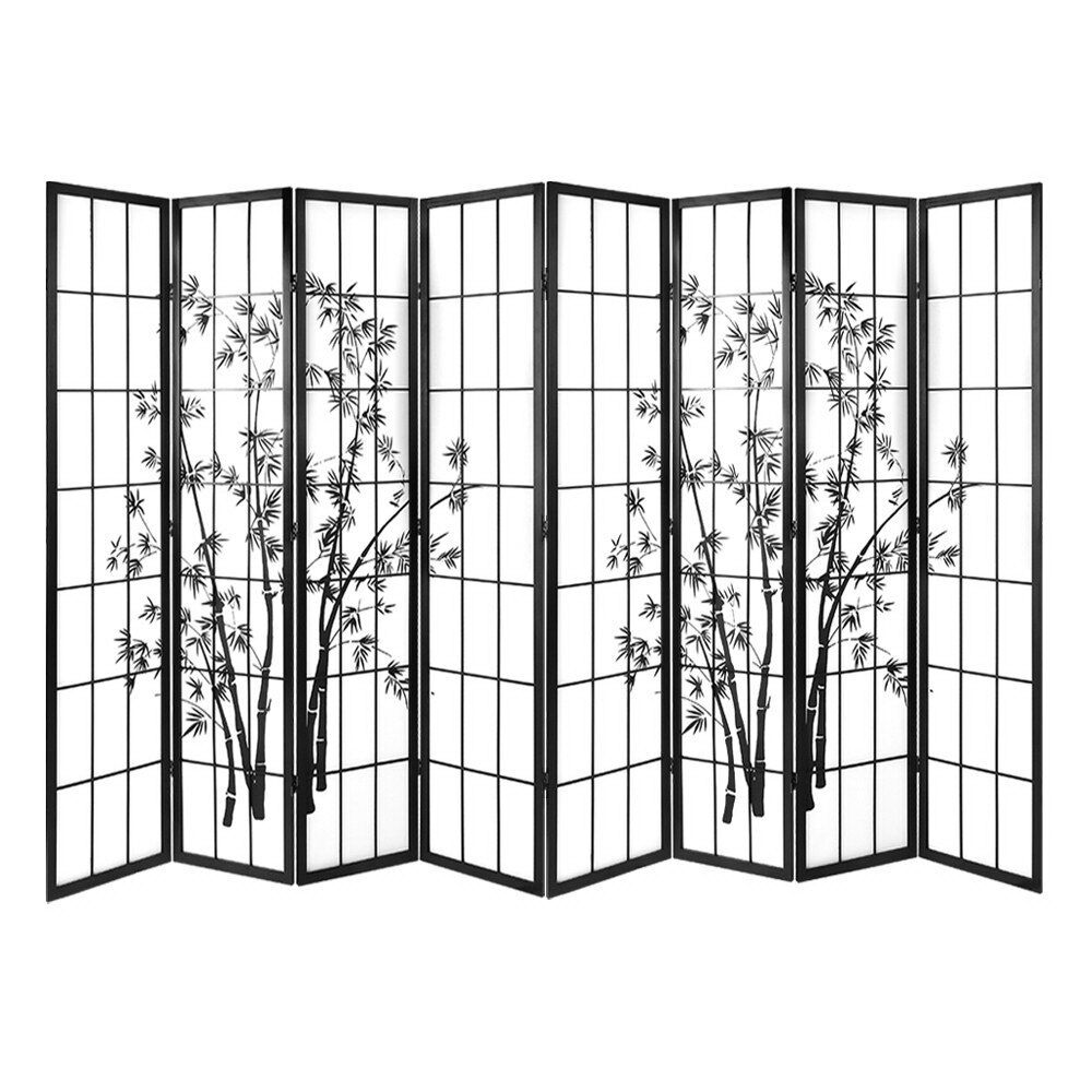 Pleasanton Room Divider Screen Privacy Dividers Pine Wood Stand Black White Price