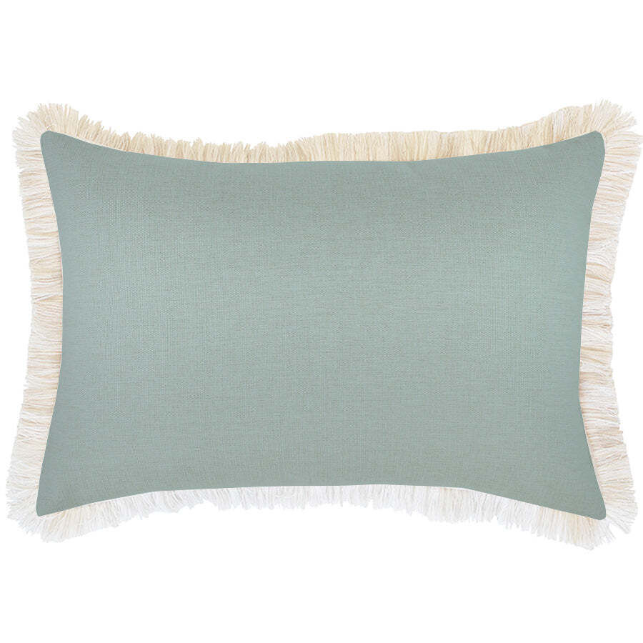 Cushion Cover-Coastal Fringe Natural-Seafoam Price