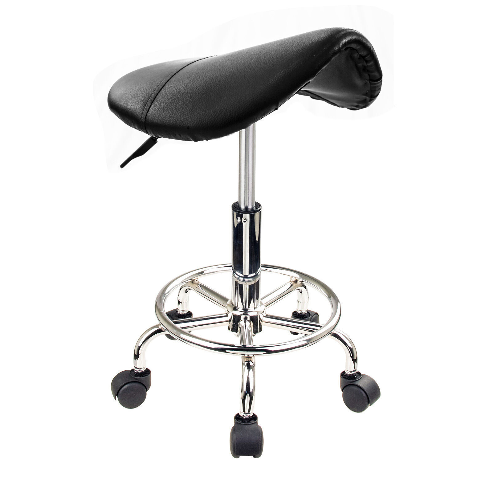 Swivel Salon Barber Stool Chair Round Type BLACK Price