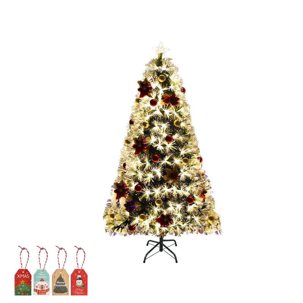 Christmas Tree Xmas Decorations Fibre Optic Multicolour Lights Price