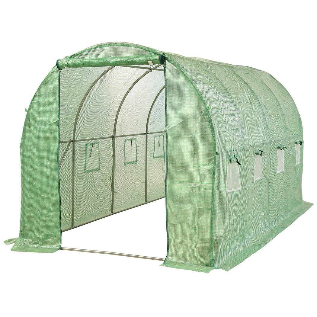 Greenhouse Plastic Cover Film Walk in Outdoor Garden Green House Tunnel Price