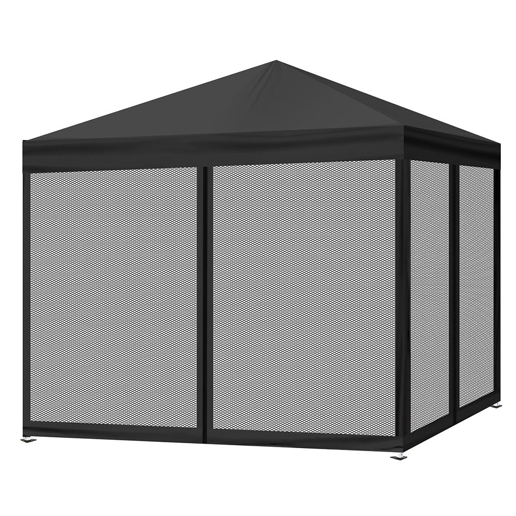Gazebo 3x3 Marquee Pop Up Tent Outdoor Canopy Wedding Mesh Side Wall Price