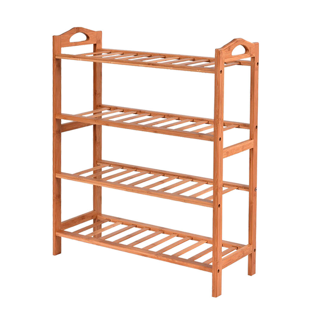 2x 3 Tier Bamboo Shoe Rack Shoes - Model-BAB3CD Price